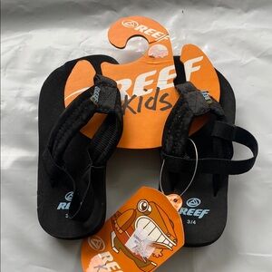 Reef Black Flip Flop Sandals